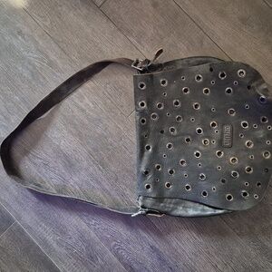 TIGHA- VINTAGE LEATHER SADDLE BAG